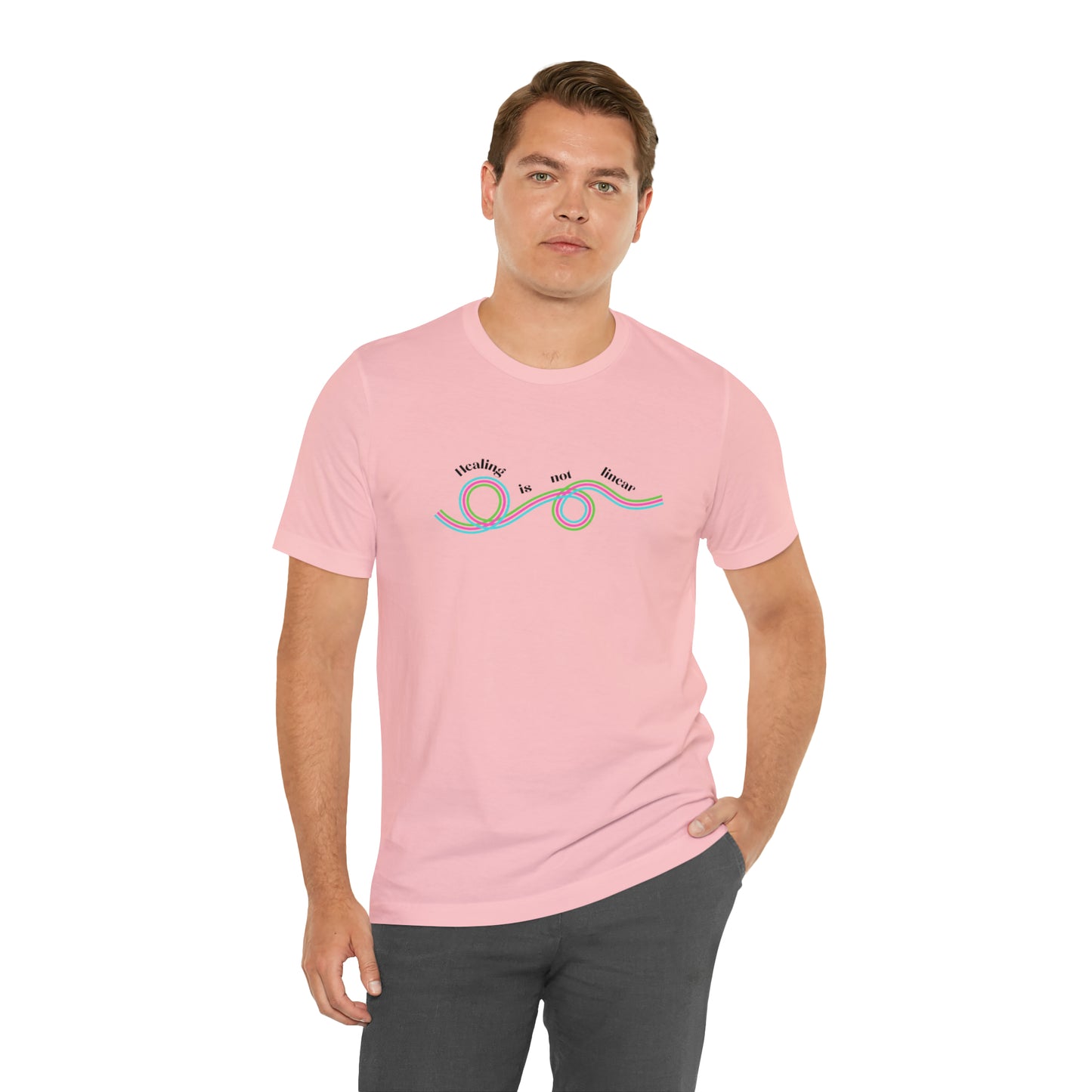 Healing is not linear - Unisex Jersey Short Sleeve Tee