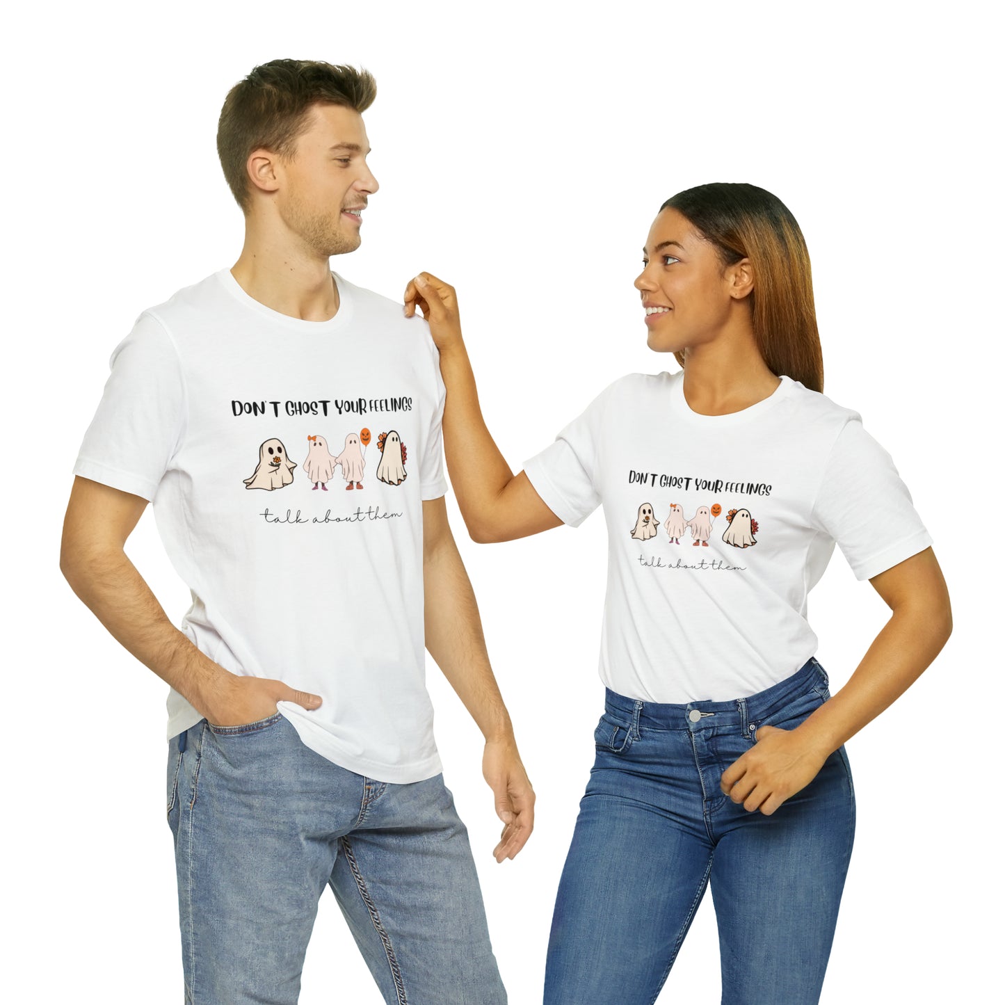 Don't Ghost on your Feelings - Unisex Jersey Short Sleeve Tee