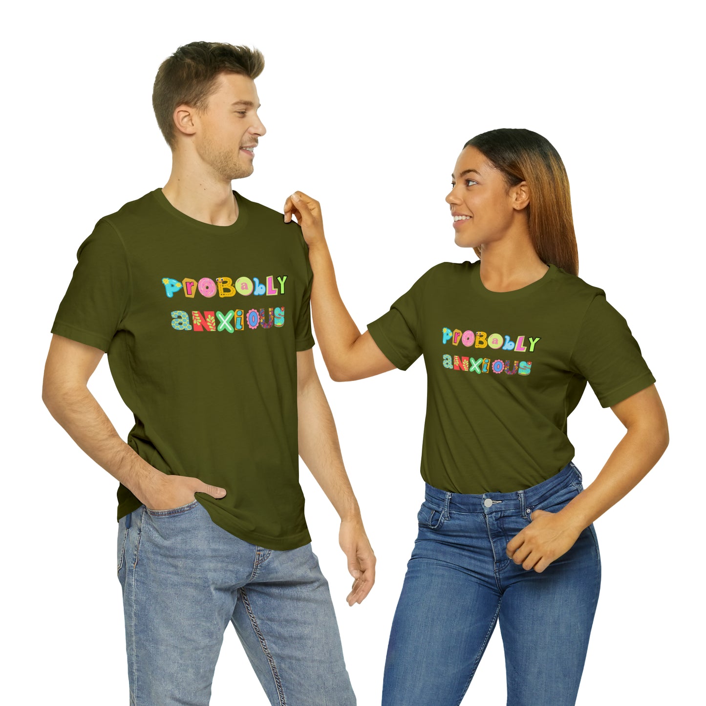 Probably Anxious - Unisex Jersey Short Sleeve Tee