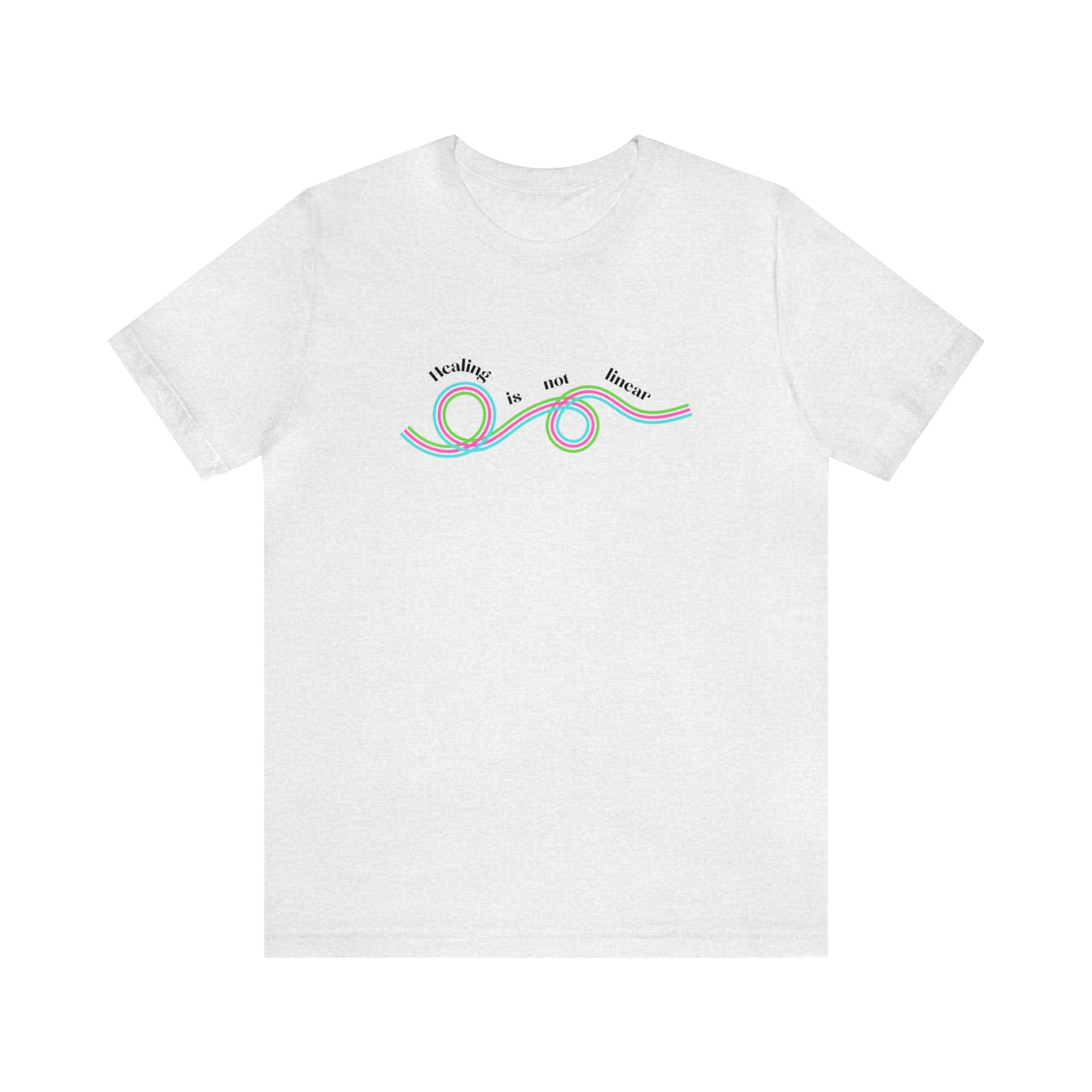 Healing is not linear - Unisex Jersey Short Sleeve Tee