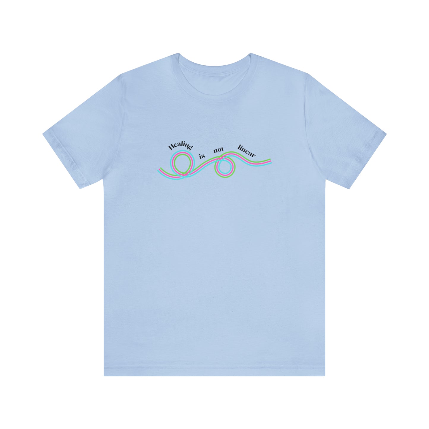 Healing is not linear - Unisex Jersey Short Sleeve Tee