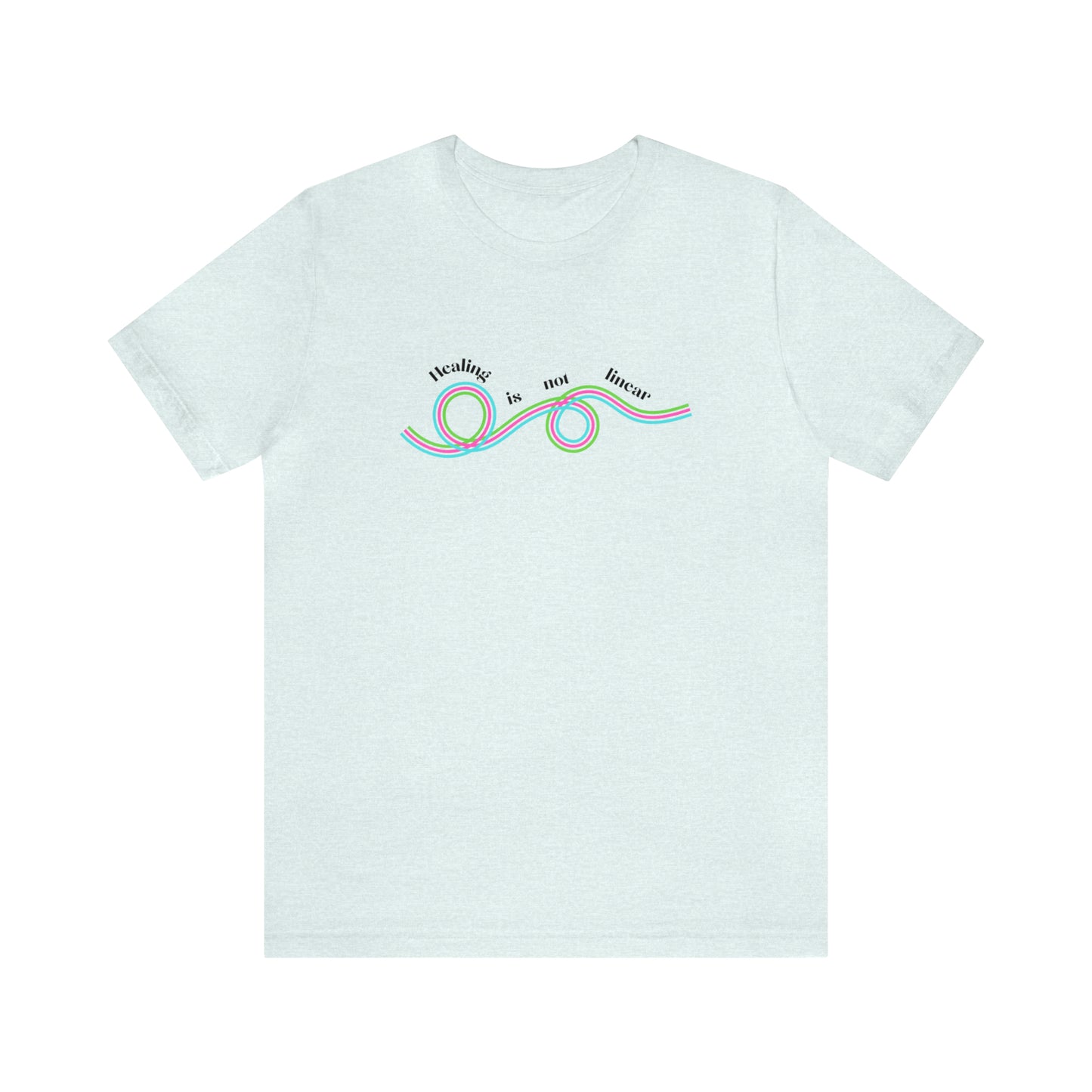 Healing is not linear - Unisex Jersey Short Sleeve Tee
