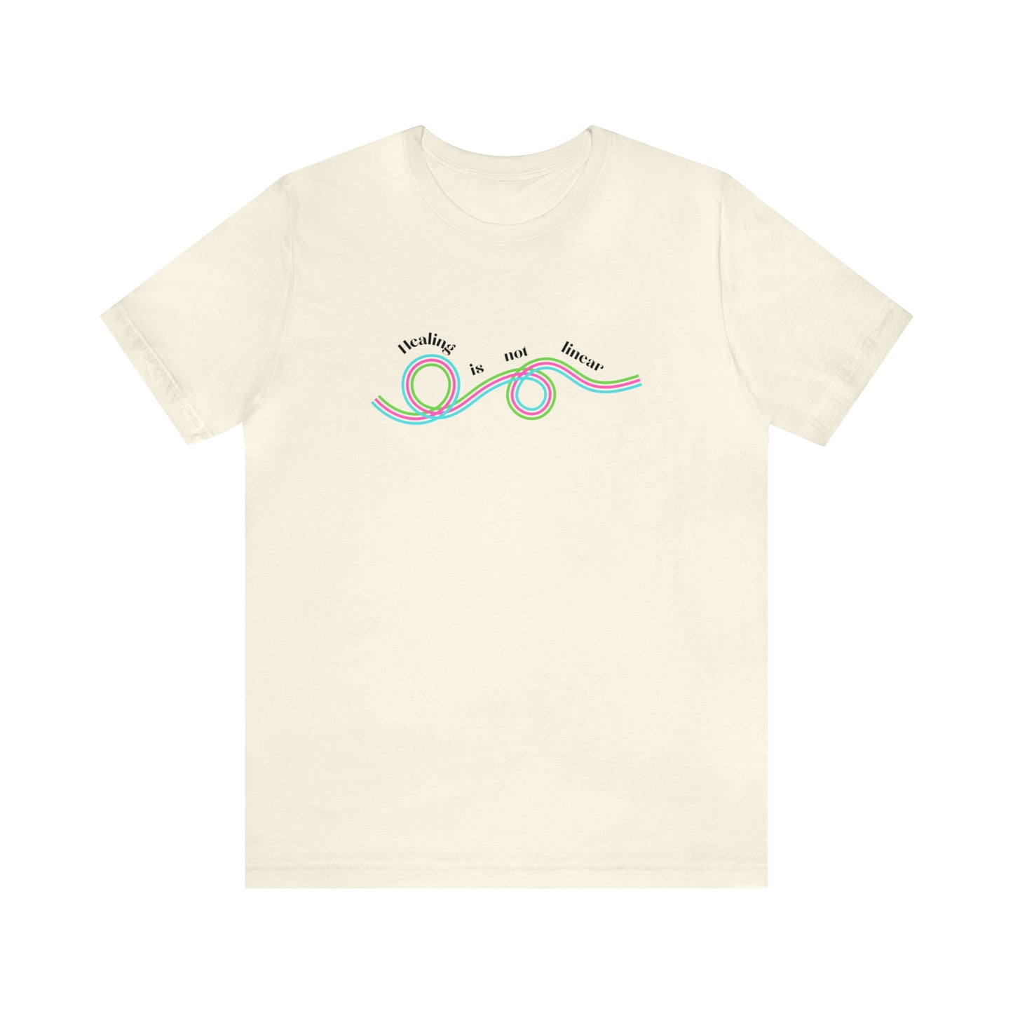 Healing is not linear - Unisex Jersey Short Sleeve Tee