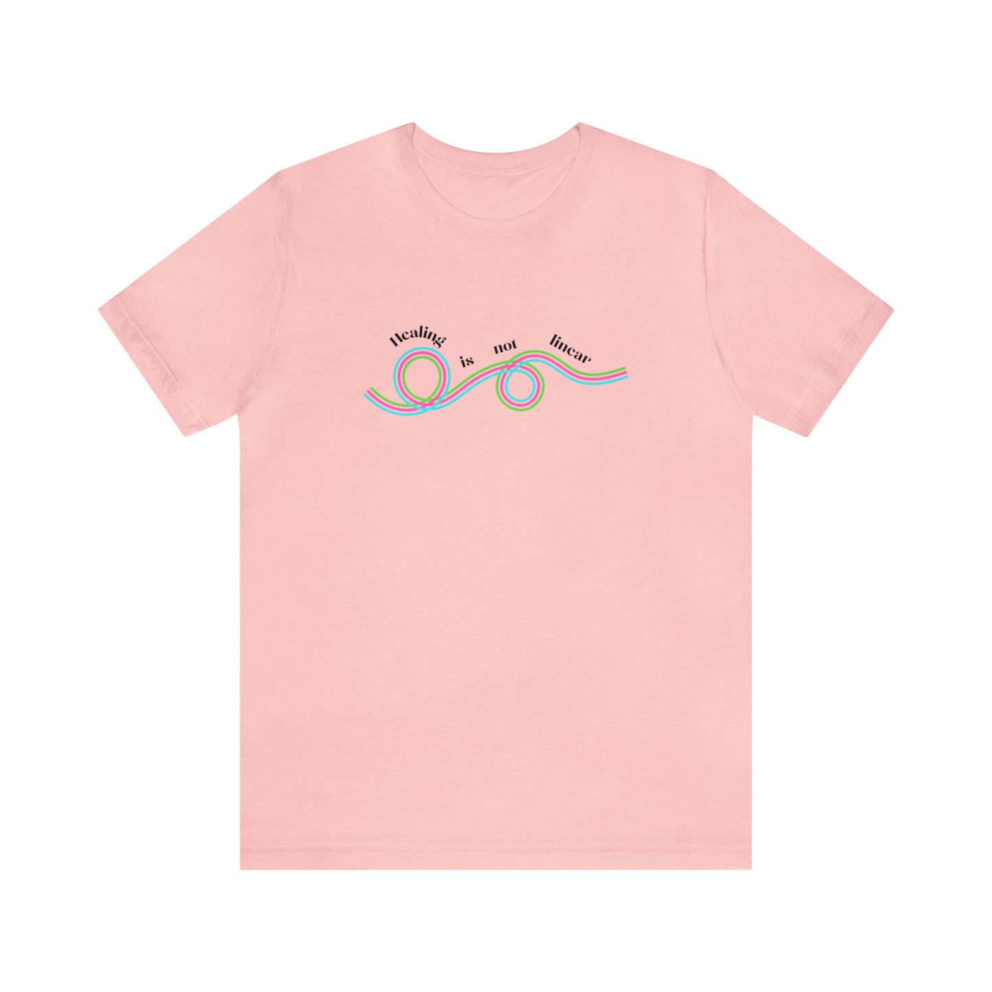 Healing is not linear - Unisex Jersey Short Sleeve Tee