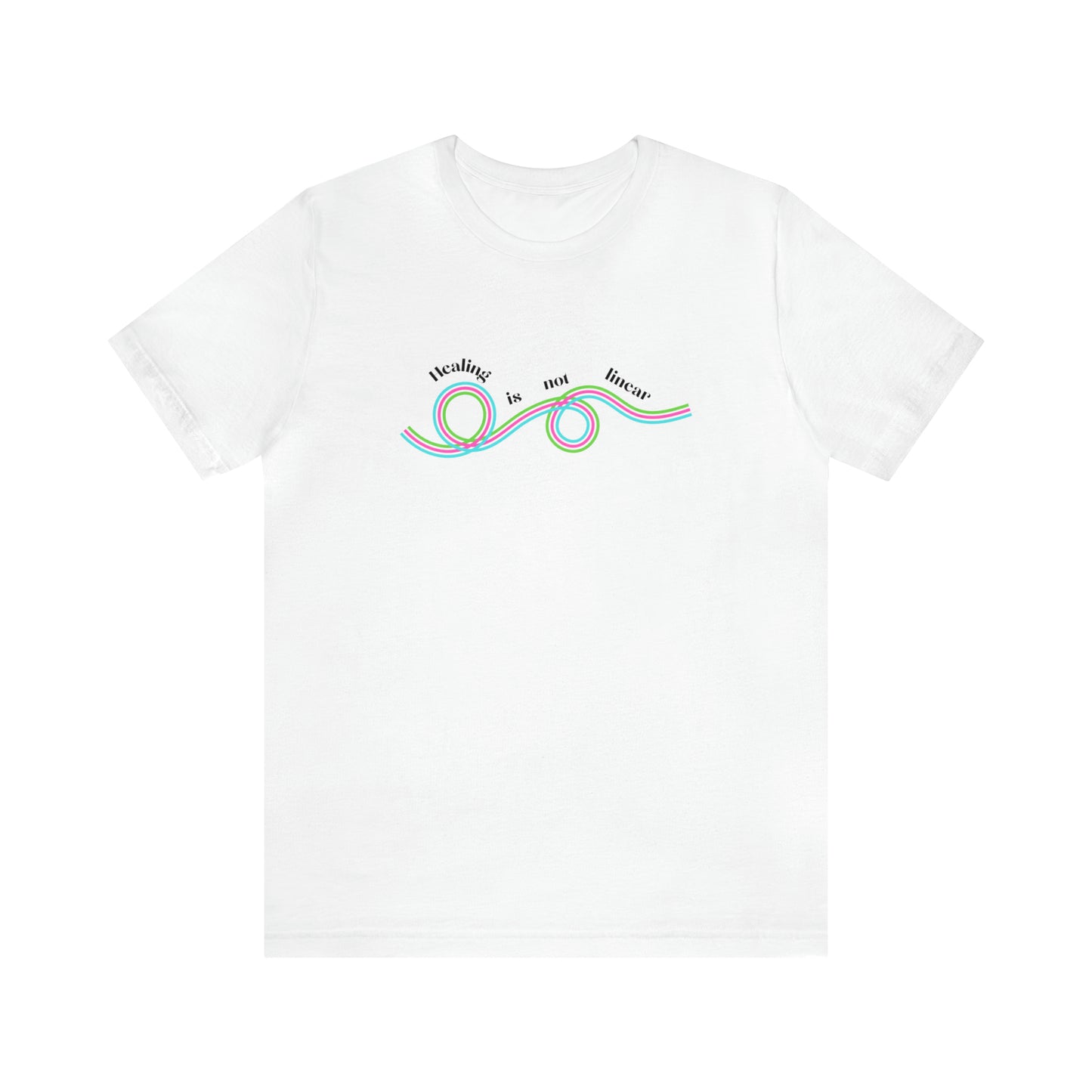 Healing is not linear - Unisex Jersey Short Sleeve Tee