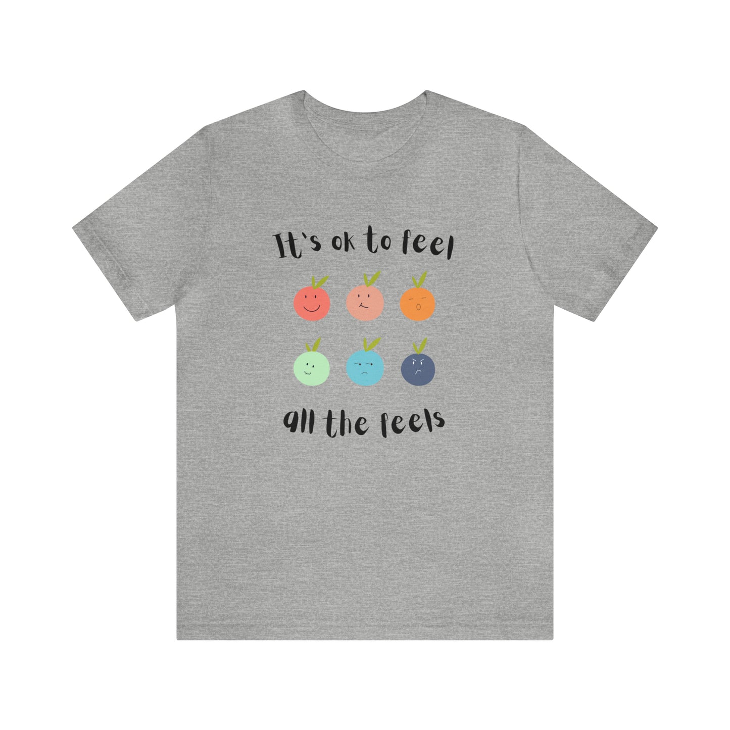 It's ok to Feel - Unisex Jersey Short Sleeve Tee